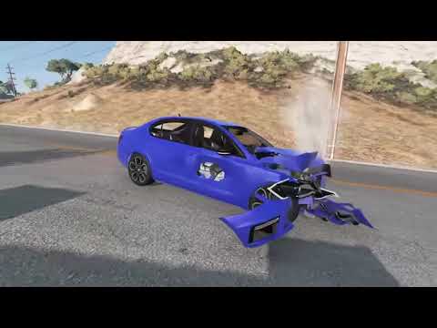 Loss of Control Car Crashes 47   BeamNG Drive