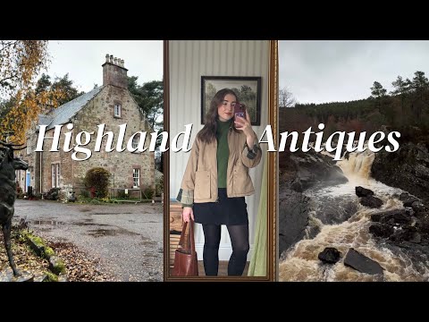 Antique shop tour in the Scottish Highlands 