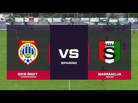 Skrót 🎬 | Świt Krzeszowice - Sarmacja Będzin | Sparing ⚽️