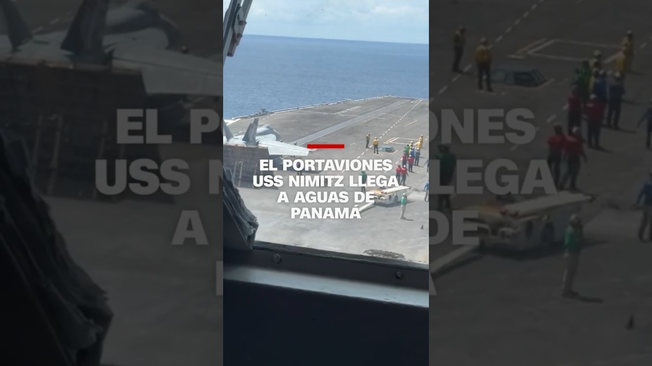 El portaviones USS Nimitz llega a aguas de Panamá