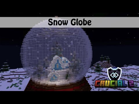 Unbelievable Ultimate Snow Globe in Modded Minecraft!