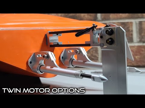 80mm Low Profile Stinger & Tenshock Carbon CNC Rudder - Subscriber Mail Day - Deltaforce 29 Twin