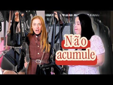 Decluttering a closet full of duplicate bags!! (Can you tell them apart?)