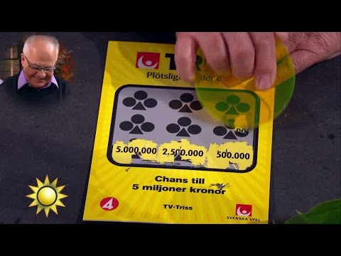 Triss-vinnaren: "De bestämmer och jag betalar" - Nyhetsmorgon (TV4)