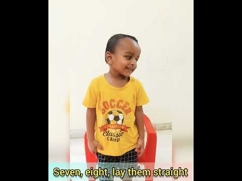 One two, buckle my shoe #PraNil #nurseryrhymes #nurserykids #preschool #preschoolactivities