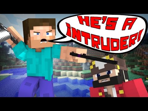 UnstoppableLuck - 😨 HE'S AN INTRUDER! 😧 Minecraft Troll
