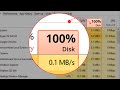 How To Fix 100 DISK USAGE High CPU Windows 10 11