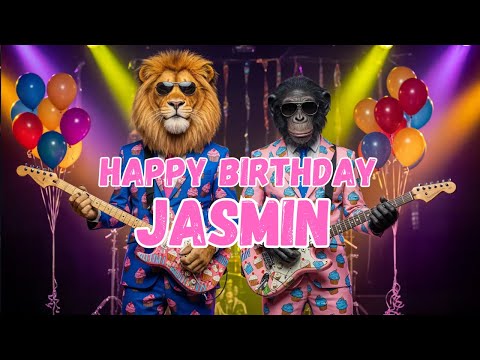 JASMIN Happy Birthday Song - Happy Birthday to Jasmin