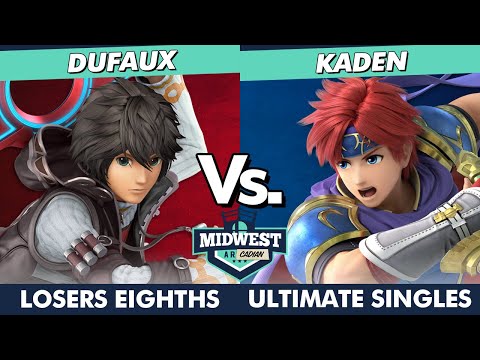 Midwest Arcadian 3 Losers Top 8 - Dufaux (Shulk) Vs. Kaden (Roy. Fox) SSBU Ultimate Tournament