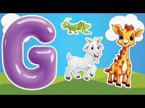 Words Beginning with Letter G for Toddlers & Preschoolers | Words that start with G | Initial Sounds