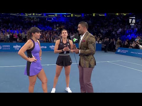 Emma Navarro, Jess Pegula Feel the Love at MSG | 2024 Garden Cup Interview