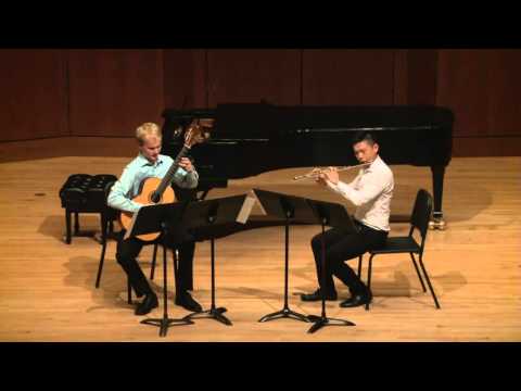 Castelnuovo-Tedesco, Sonatina for Flute and Guitar Op. 205 - I Allegretto Grazioso