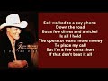 John Michael Montgomery   A Few Cents Short  + lyrics 1996