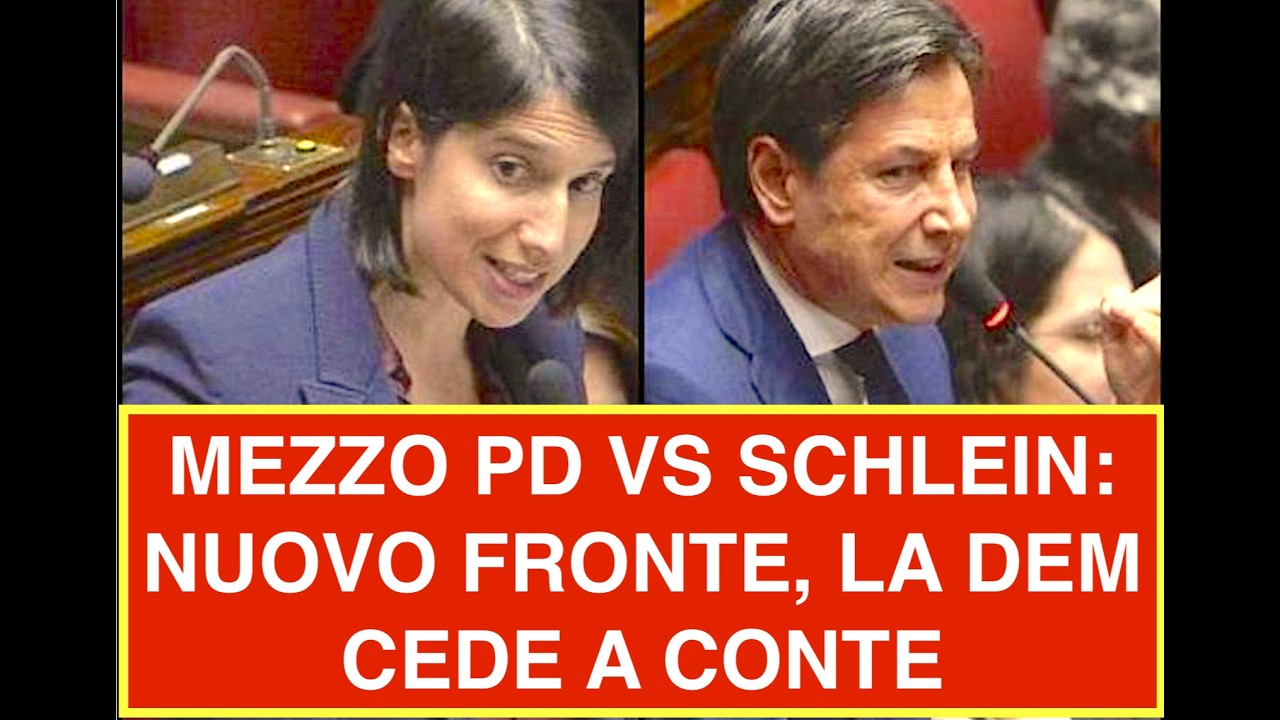 MEZZO PD VS SCHLEIN: NUOVO FRONTE, LA DEM CEDE A CONTE