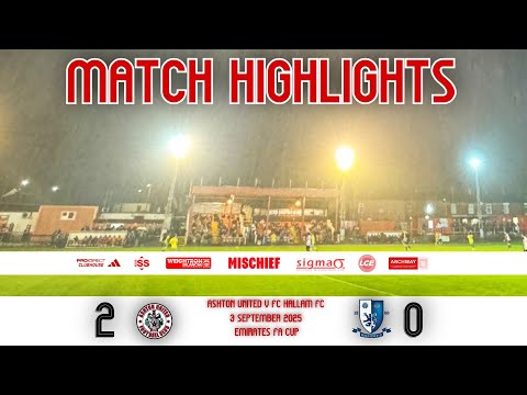 Ashton United 2-0 Hallam FC | Match Highlights | 03 09 2025 | Emirates FA Cup