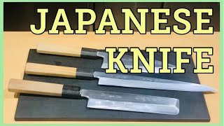 Talking about Japanese knives@tokyosushiacademyenglishcourse