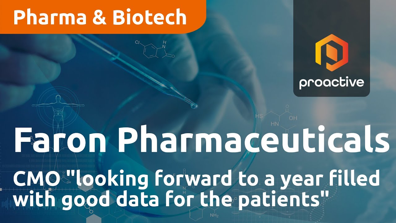 Faron Pharmaceuticals CMO "looking forward to a year filled with good data for the patients"
