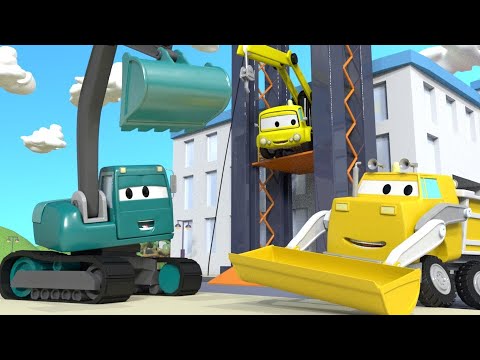 Der Bau Trupp - Der Fahrstuhl - Autopolis ???? Lastwagen Zeichentrickfilme für Kinder