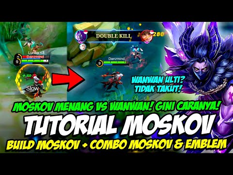 MOSKOV GAMEPLAY |  CARA MAIN MOSKOV PATCH TERBARU❗ BUILD MOSKOV TUTORIAL❗COMBO MOSKOV VS WANWAN