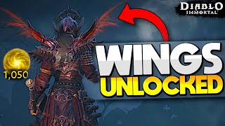 How to Unlock WINGS (Free - Low Spender) Diablo Immortal