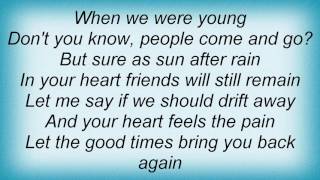 Human Nature - When We Were Young Lyrics