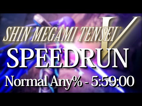 Shin Megami Tensei V Speedrun - Normal Any% [5:59:00] 「真・女神転生V RTA」