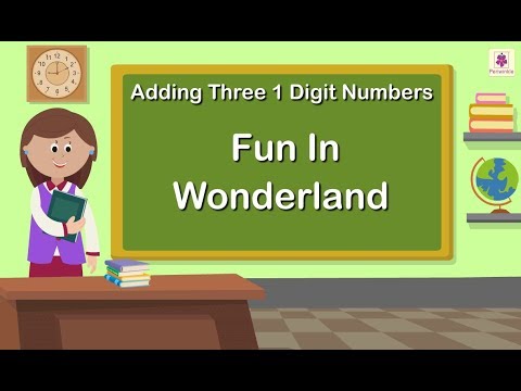 Adding Three 1 Digit Numbers | Mathematics Grade 1 | Periwinkle