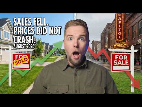 Moncton’s Slowest August? Sales Fell. Prices Held.