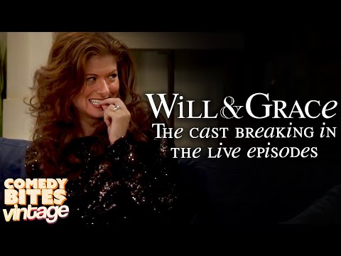 Every Time The Cast Break During The Live Episodes Of Will & Grace Season 8 | Comedy Bites Vintage