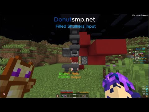 Shulker Unloader Donut smp COMPATIBLE #drdonut #minecraft