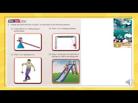 MATHEMATICS FORM 3 CHAPTER 8 LOCI IN TWO DIMENSION MINDTEST 8.1a and 8.1b