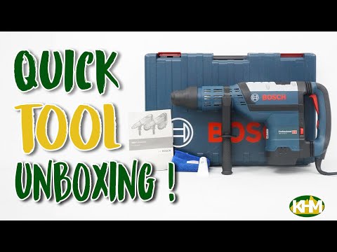 Quick Unboxing Bosch GBH 8-45 DV SDS max Rotary Hammer Variable Speed
