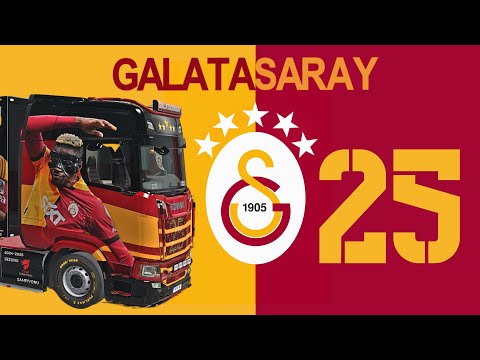 GALATASARAY 25. ŞAMPİYONLUĞA ÖZEL #1 ⭐⭐⭐⭐⭐ #5YıldızlıŞampiyon #şampiyongalatasaray #galatasaray
