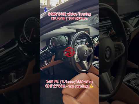 BMW 540i xDrive Touring M Sport / Vollgarantie! neue Bremsen-video-thumbnail-28