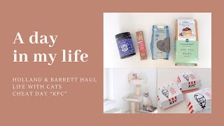 A day in my life | H&B Haul | Life with Cats | 海外生活