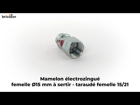 Mamelon femelle à sertir - femelle à visser VIEGA