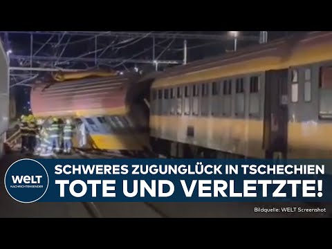TSCHECHIEN: Schweres Zugunglück mit mehreren Toten bei Pardubice - 23 Menschen sind verletzt!