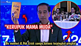 PRESIDEN JOKOWI Saya tidak suka mama mudanya, tapi namanya
