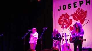 Joseph band concert &quot;I Don&#39;t Mind&quot; &quot;Stay Awake&quot; &quot;Hundred Ways&quot; live Sellersville Theater 2018 tour