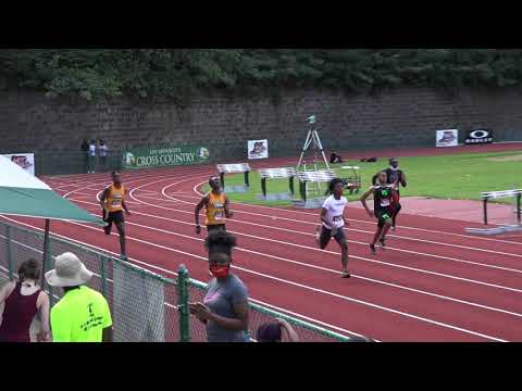 16yr Jerry Daniels Jr 23.99s 200m Heat 2 American Track League August 1, 2020