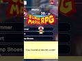 There S A SECRET CODE In Super Mario RPG Nintendoswitch