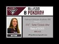 Allison Pokorny's Volleyball Highlights