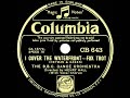 1933 Henry Hall-BBC Dance Orch. - I Cover The Waterfront (Les Allen, vocal)