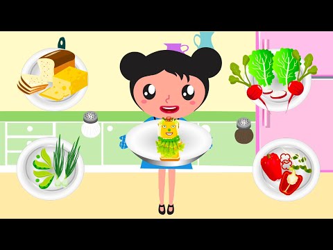 KANAPKOWA KSIĘŻNICZKA - ŚPIEWAJĄCE PRZEPISY | Piosenki dla dzieci - Małgorzata Kosik