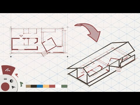 How to Turn a Floor Plan into an Isometric Sketch in Concepts