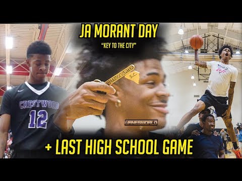 Ja Morant Day + TRIPLE DOUBLE in LAST HIGH SCHOOL GAME (Overtime loss) | 35 PTS, 12 assists & 10 Reb