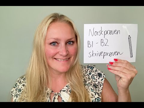 Video 1233 Norskprøven B1-B2 skriveprøven