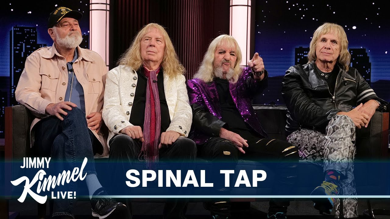 Jimmy Kimmel Interviews Spinal Tap - YouTube