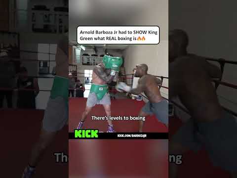 Arnold Barboza Jr. Sparred With King Bobby Green 🥊🔥