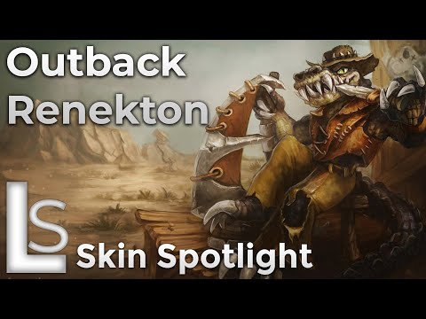 Outback Renekton - Skin Spotlight - Wonders of the World Collection - League of Legends